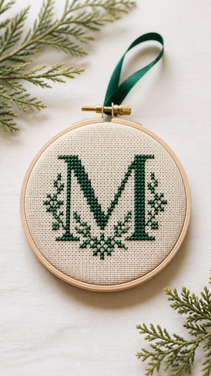 Linen Stitched Monograms