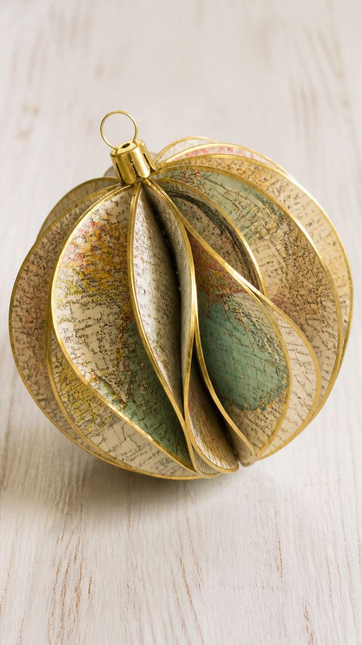 Map Paper Orbs