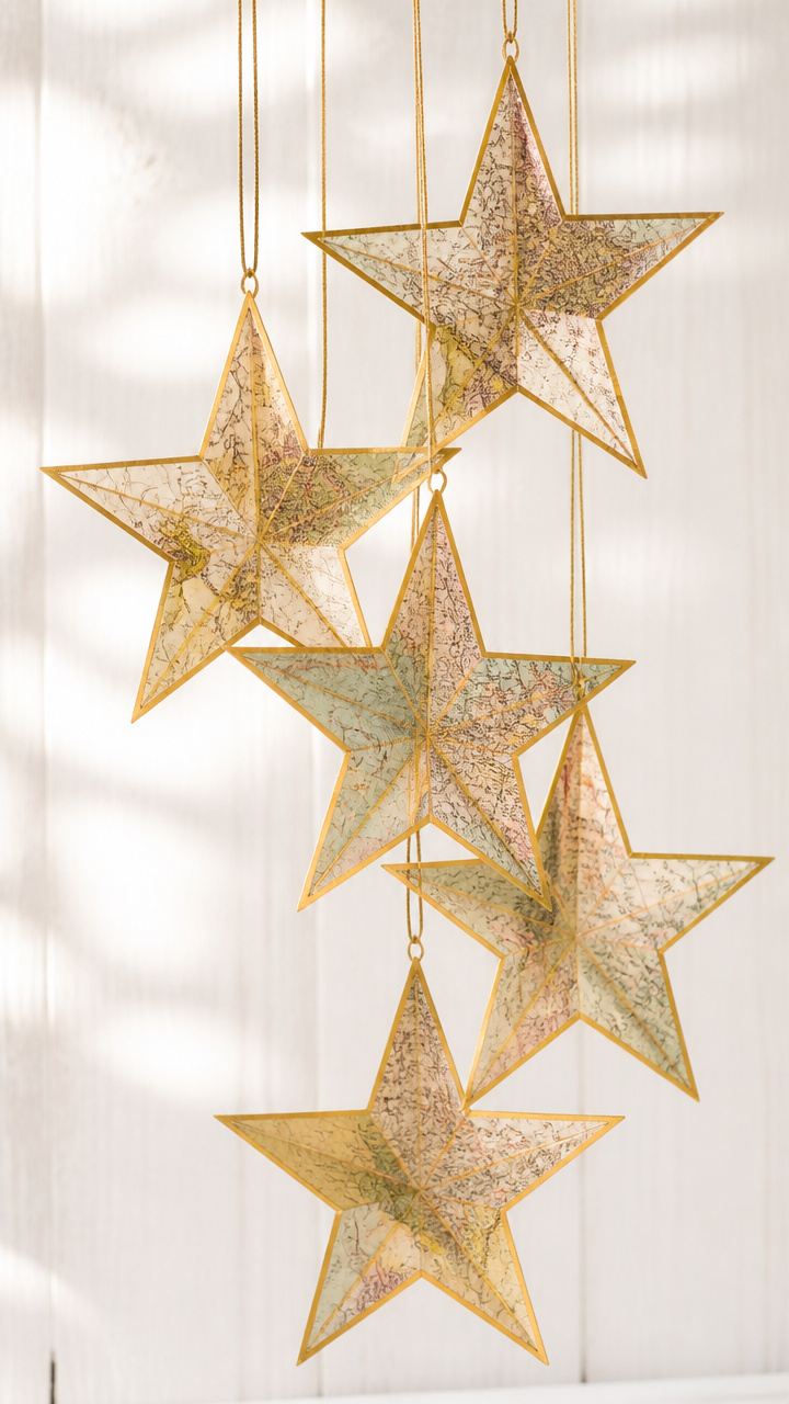 Map Paper Stars