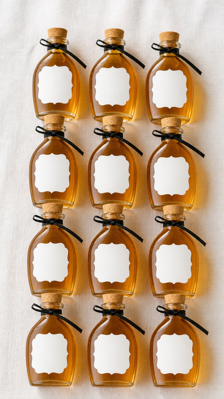 Maple Syrup Bottle Labels