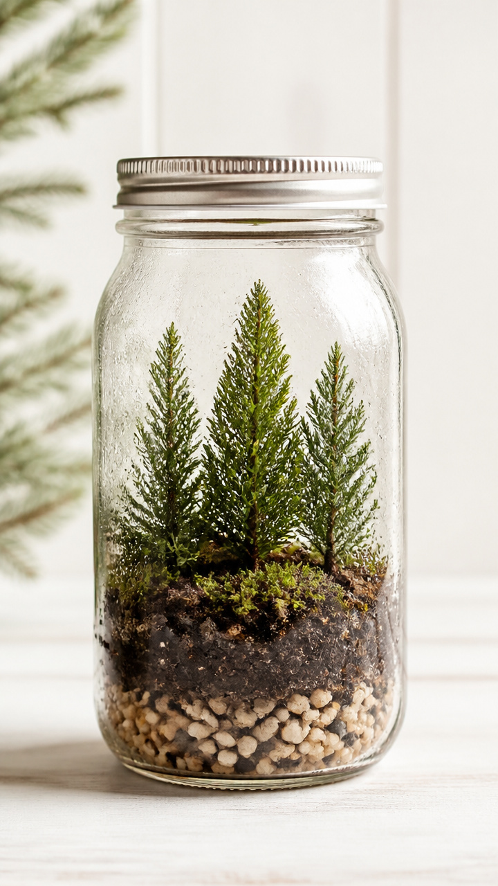 Mini Evergreen Terrariums