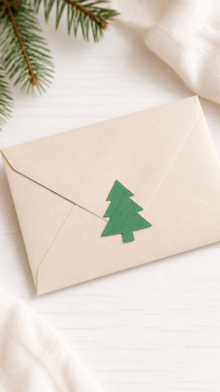 Mini Paper Tree Envelope Seal