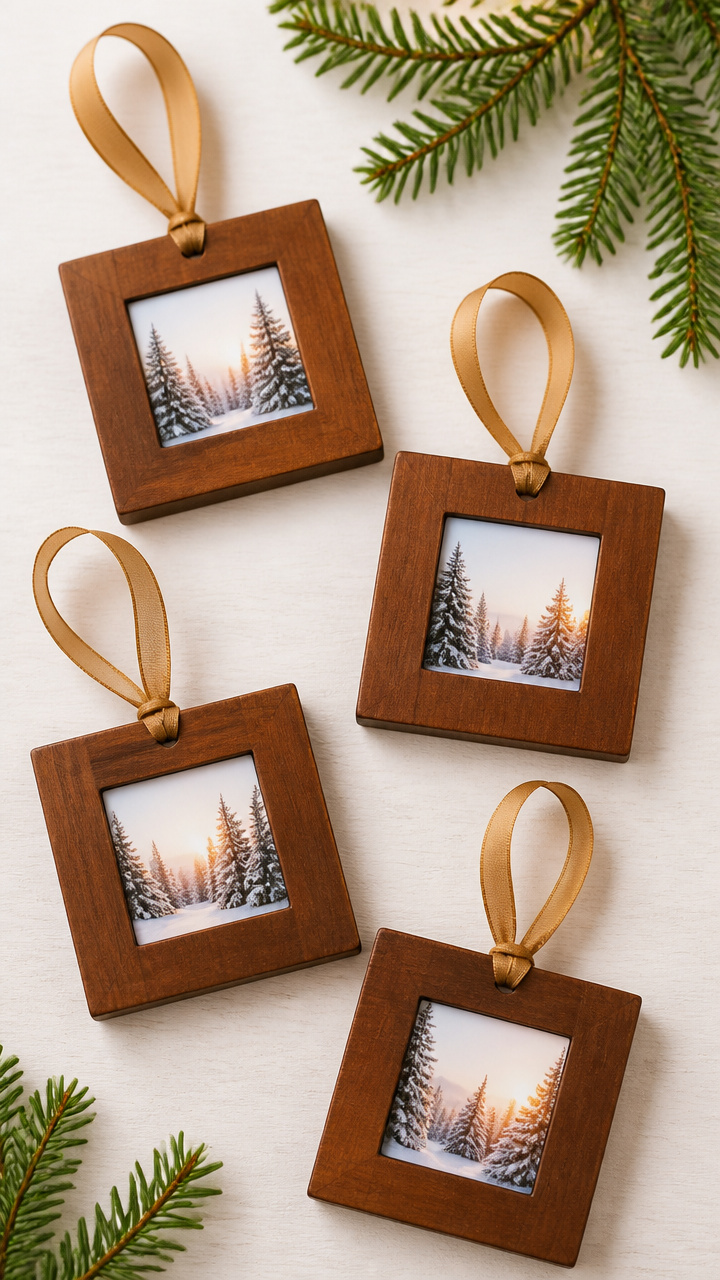 Mini Photo Frame Ornaments