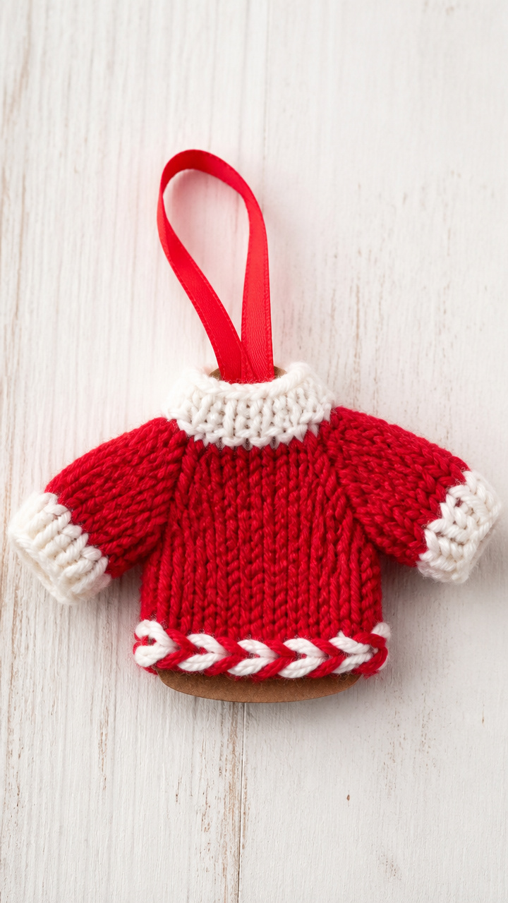 Mini Sweater Ornaments