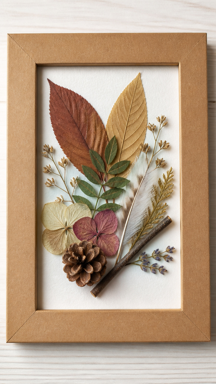 Nature Collage in a Frame