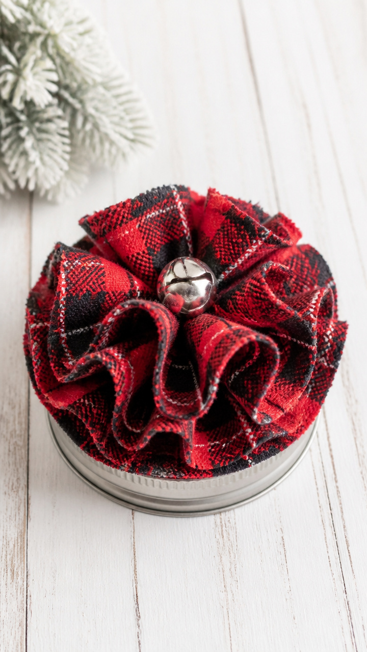 No-Sew Flannel Tree Toppers