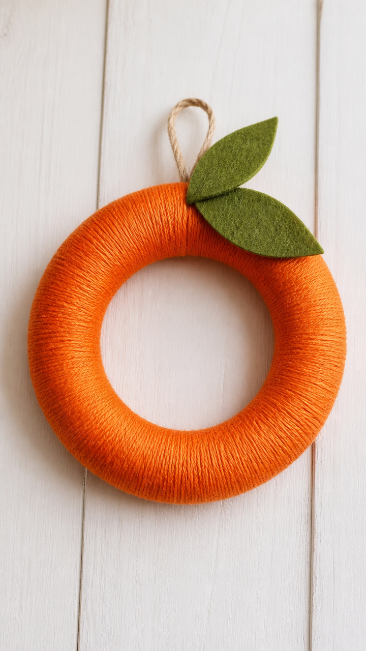 Orange Twine Citrus Wreath