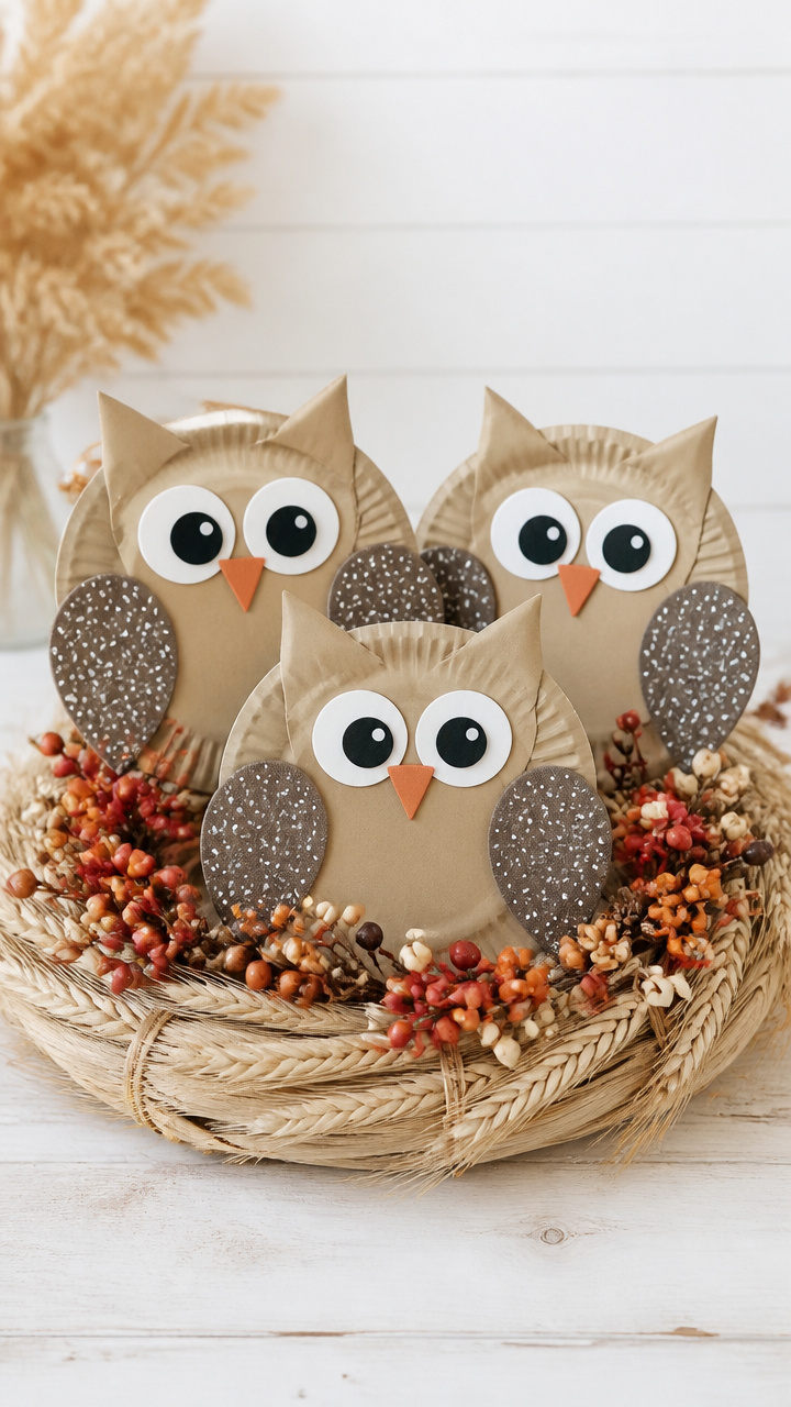 Owl Harvest Centerpiece