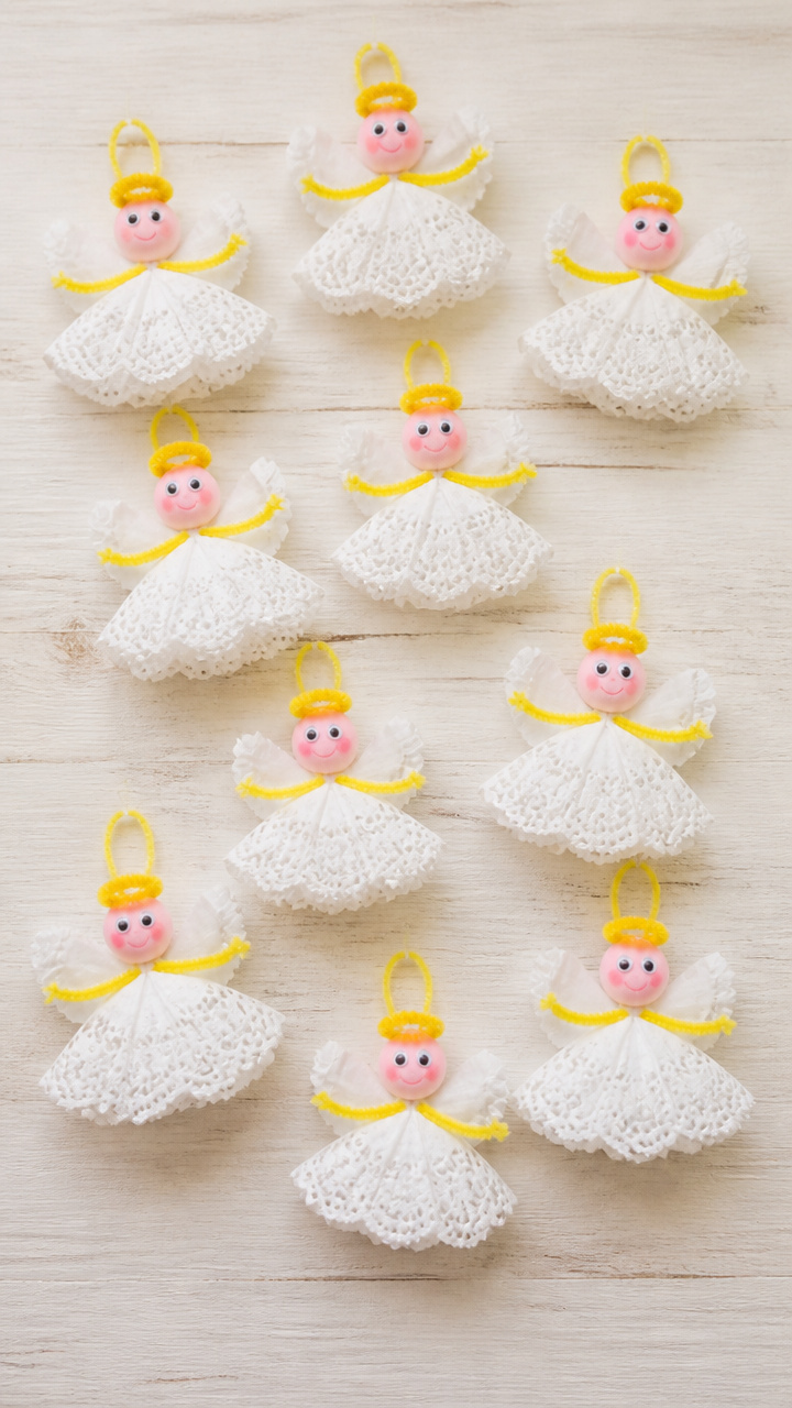 Paper Doily Angels