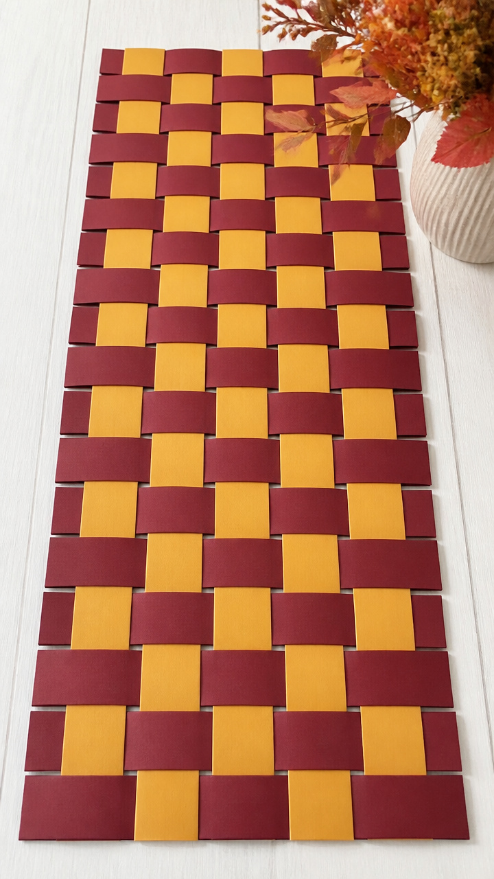 Paper Weaving Table Runner
