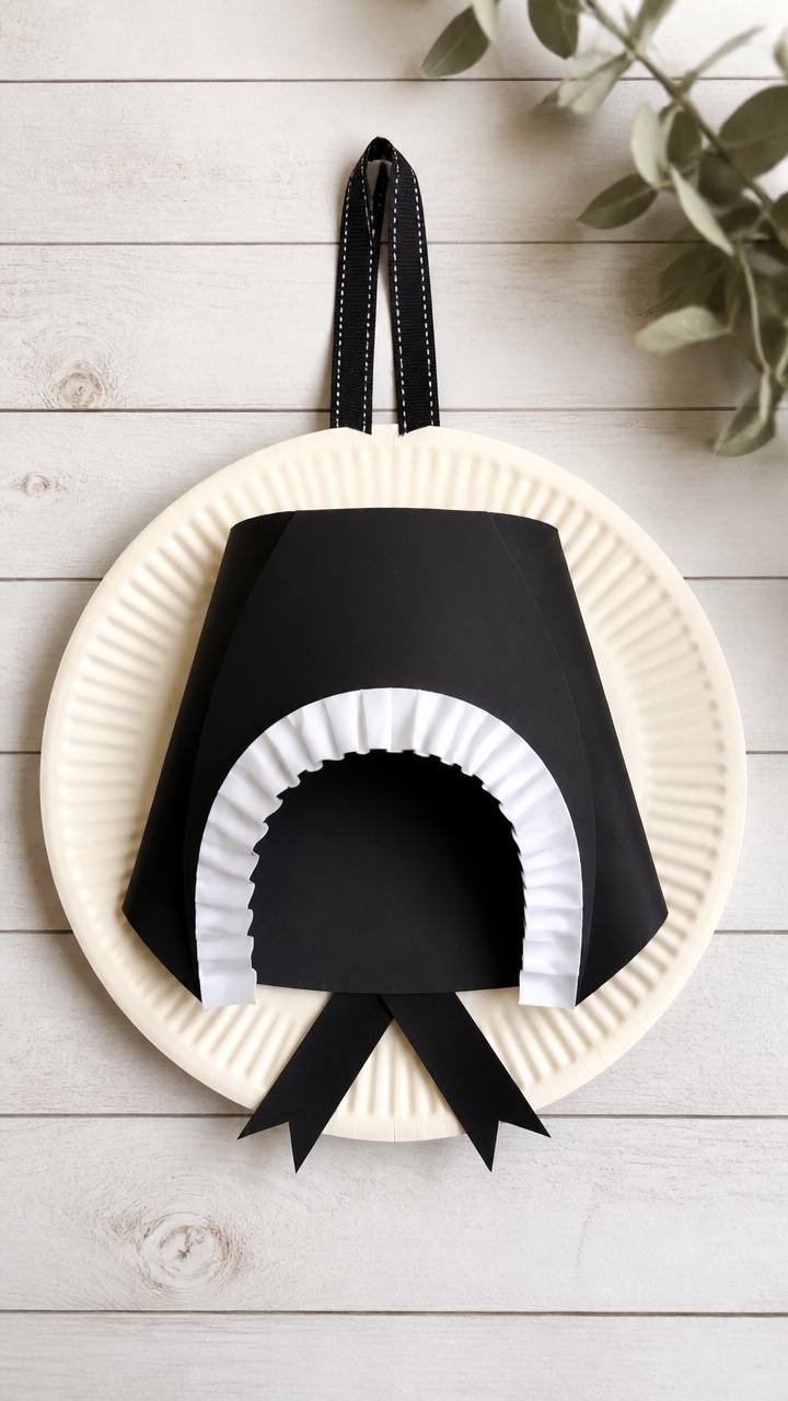 Pilgrim Bonnet Window Hanging