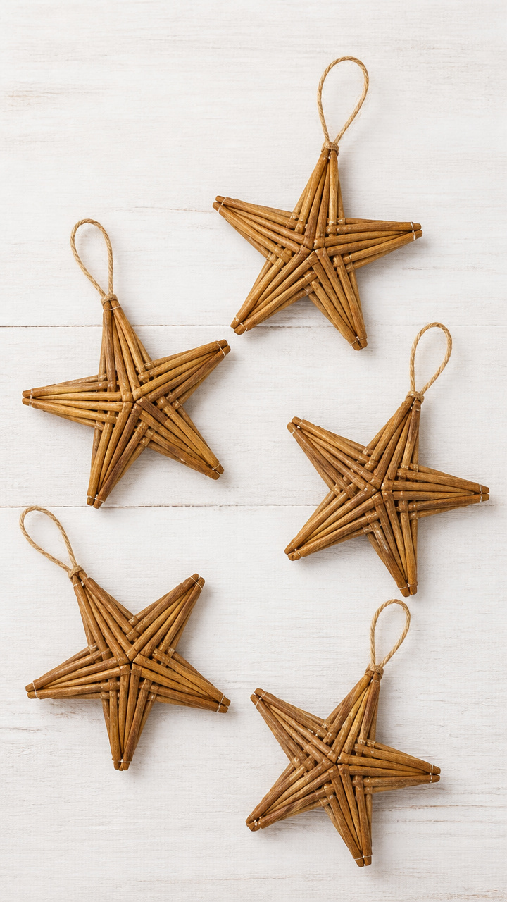Pine Needle Stars