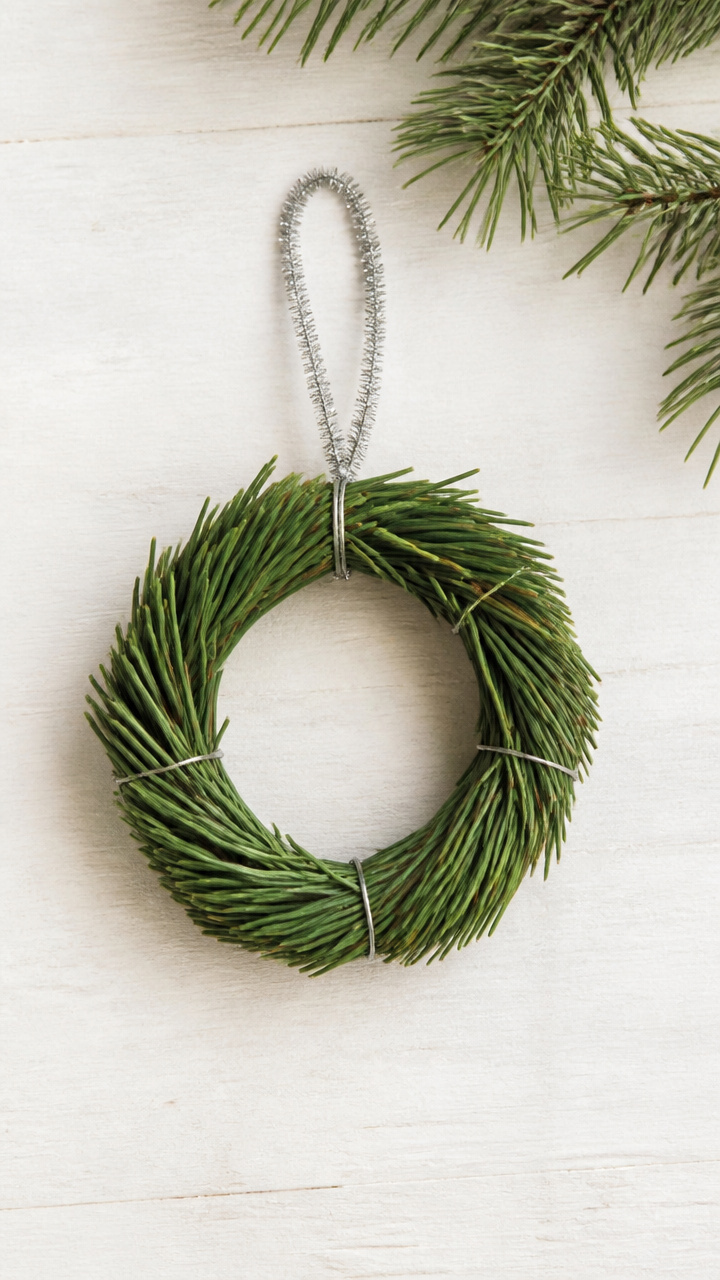 Pine Needle Wreaths