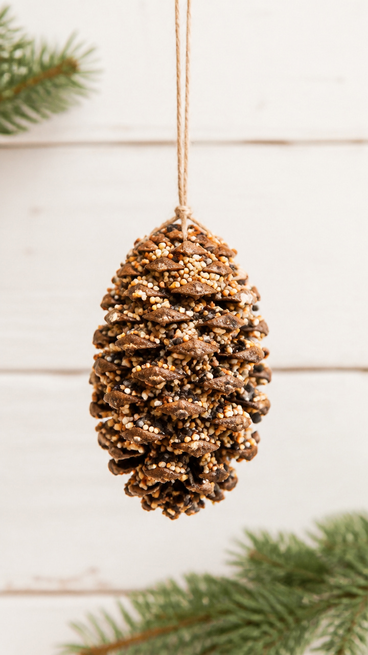 Pinecone Bird Feeders