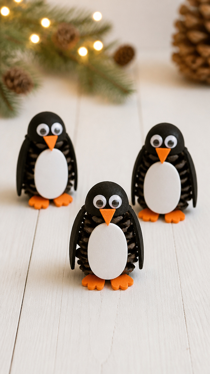 Pinecone Penguins