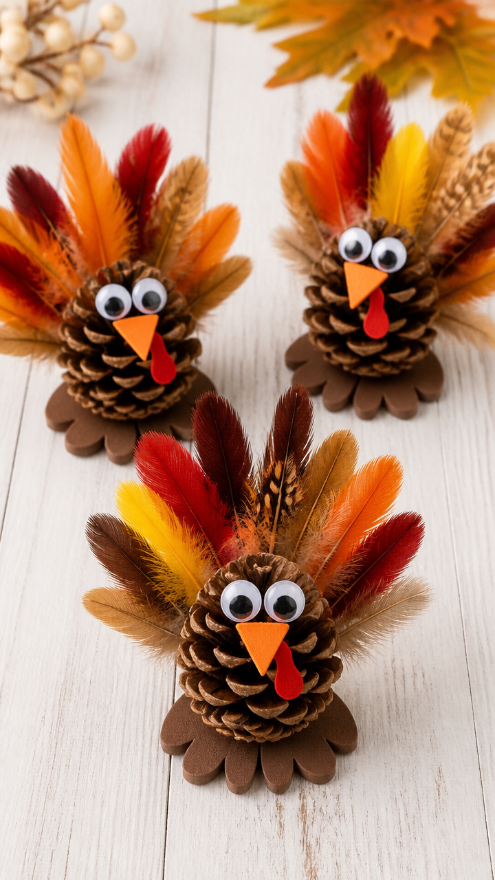 Pinecone Thanksgiving Decor