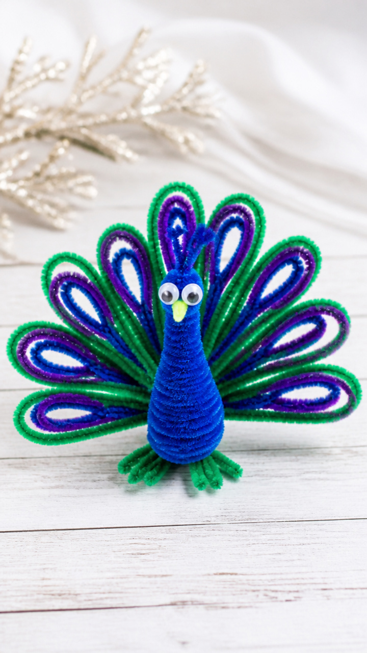 Pipe Cleaner Peacocks
