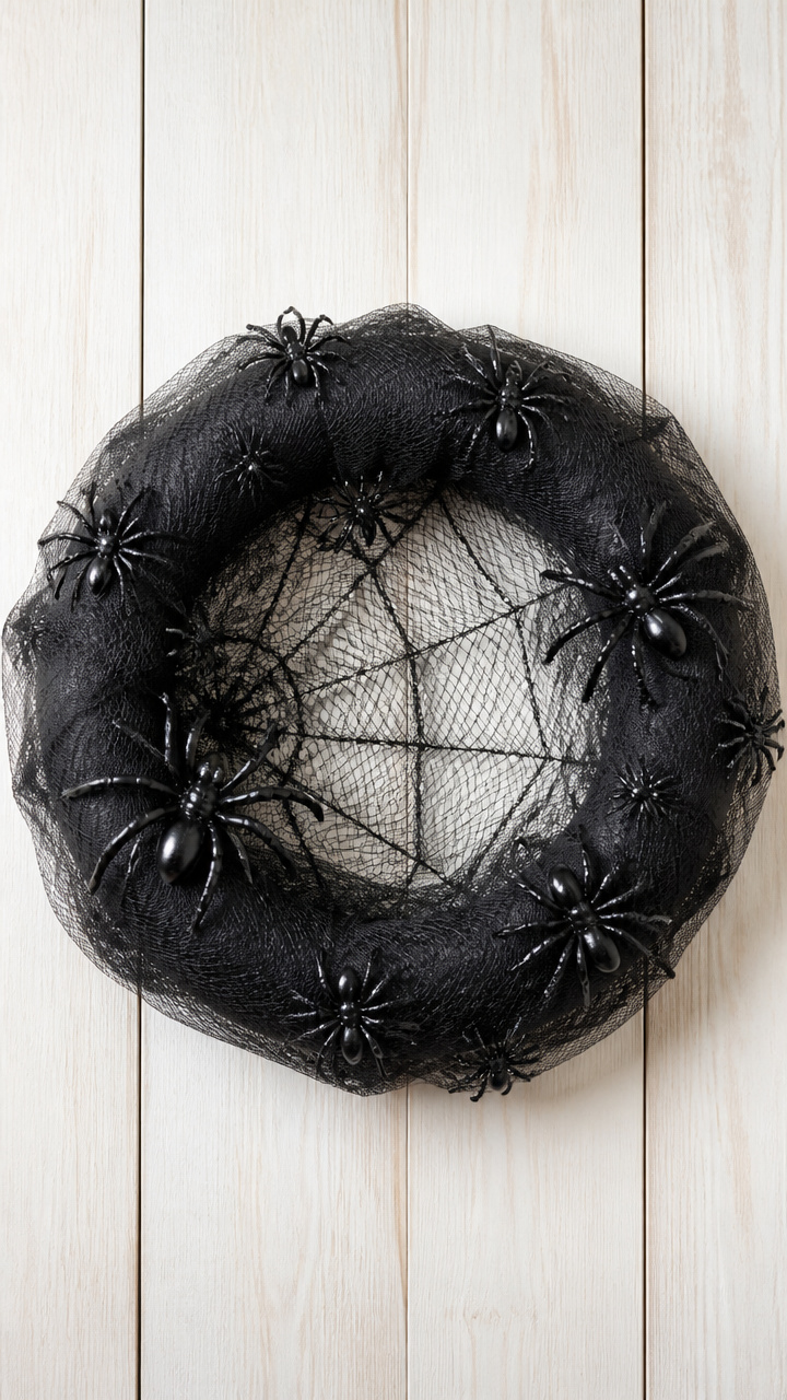 Plastic Spider Ring with Netting