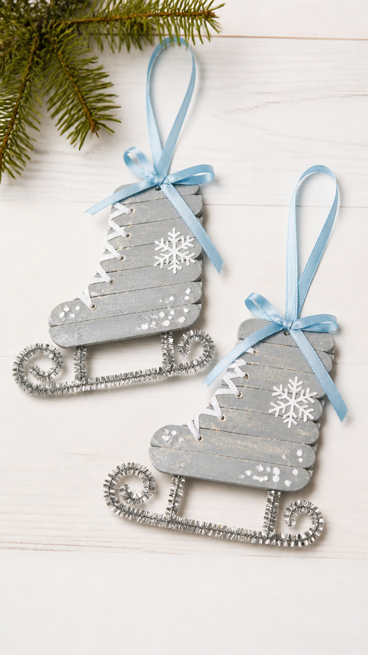 Popsicle Stick Ice Skates