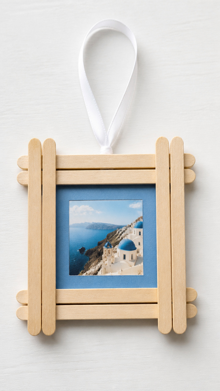 Popsicle Stick Picture Frames