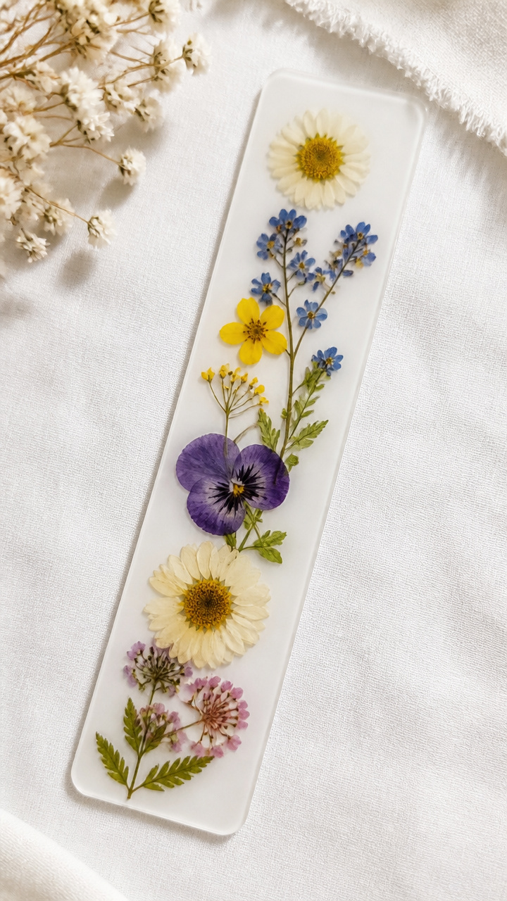 Pressed Flower Bookmark
