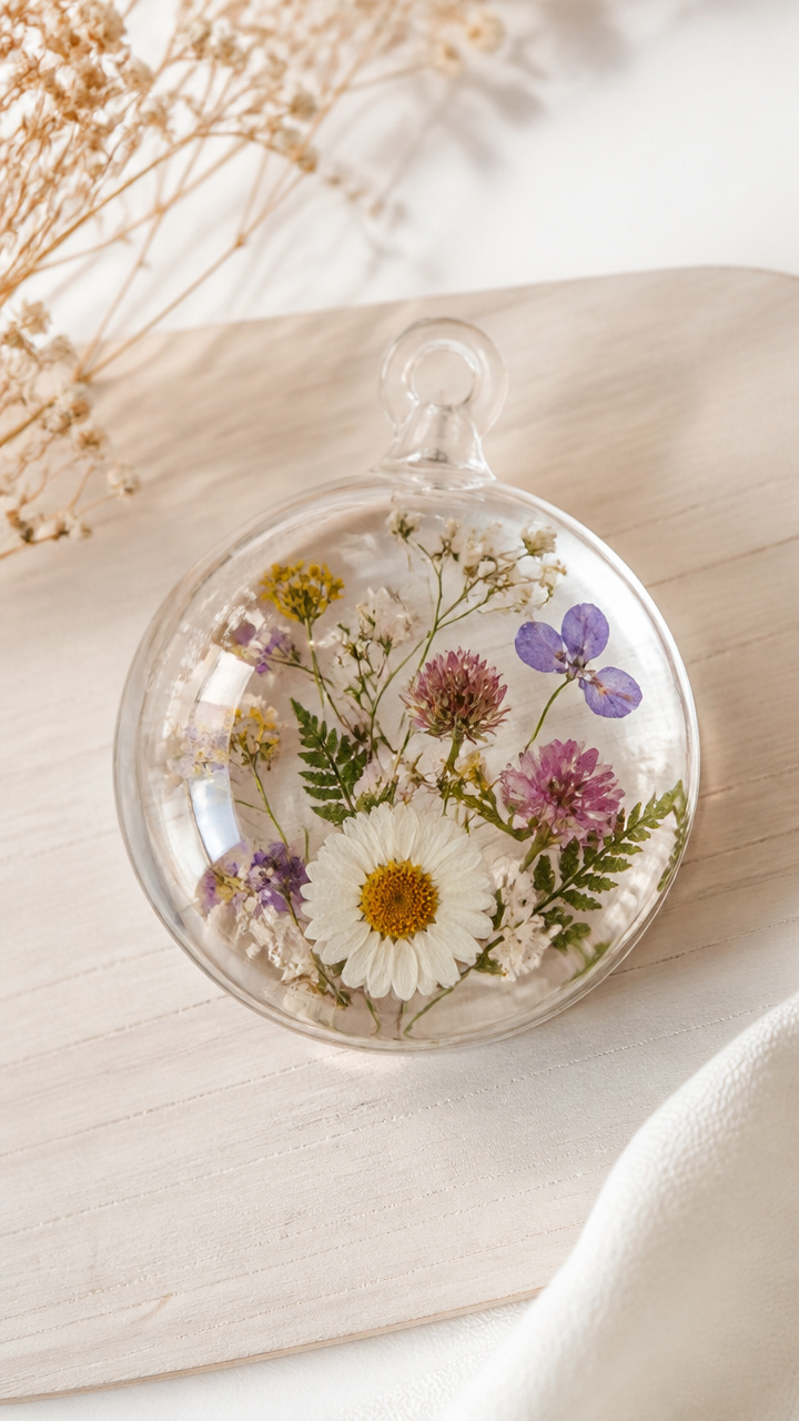 Pressed Flower Capsules