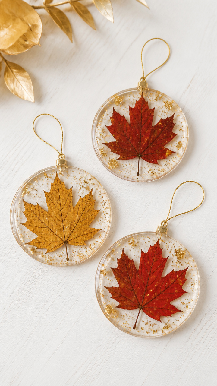 Pressed Maple Leaf Frames