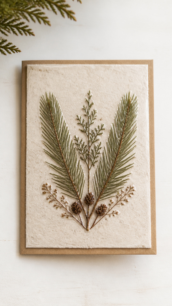 Pressed Pine Sprigs