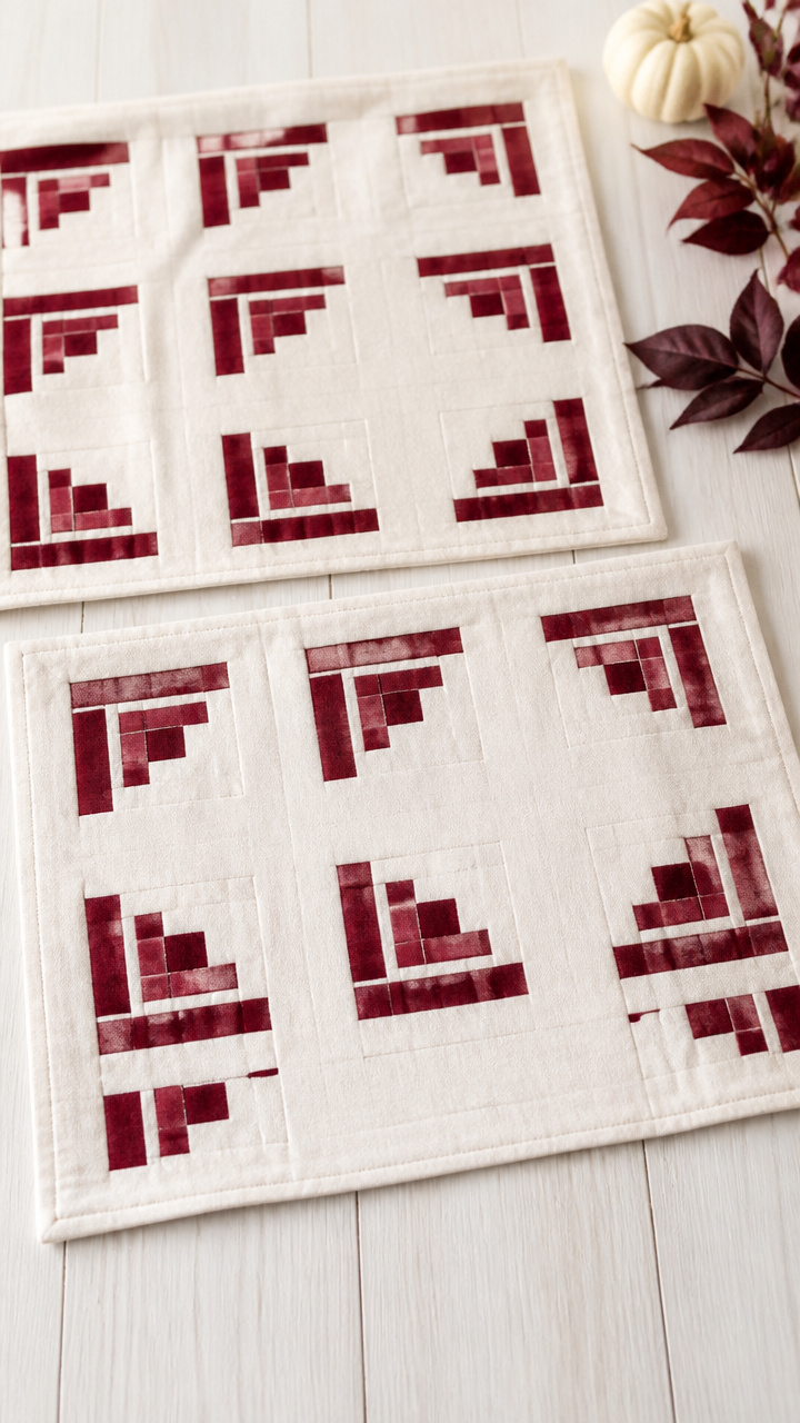 Quilt-Patterned Placemat Stencils