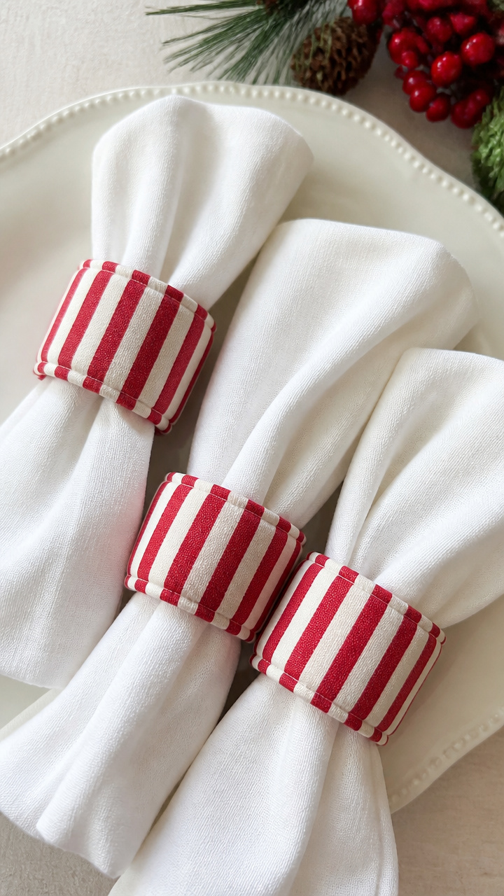 Quilted Cotton Napkin Rings