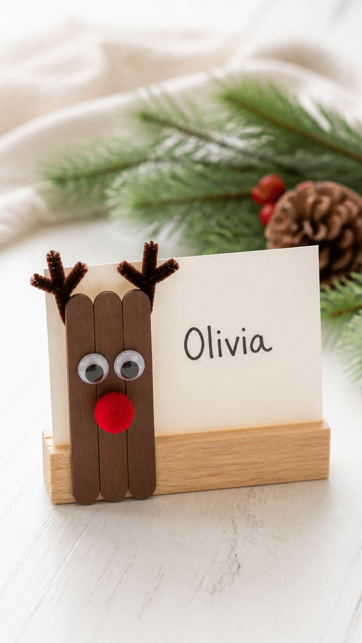 Reindeer Name Place Cards