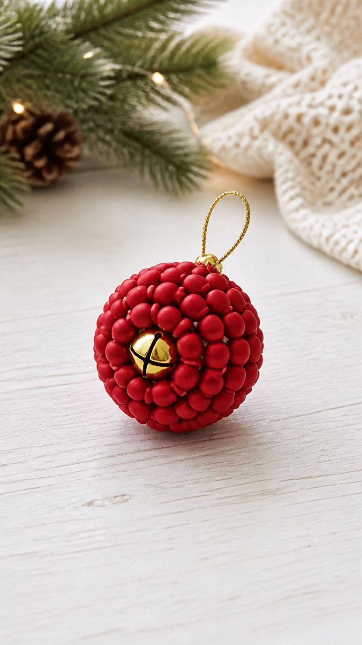 Retro Beaded Jingle Ball
