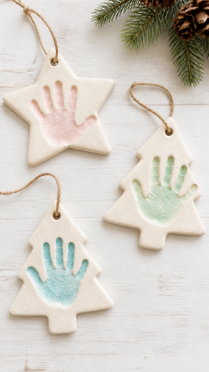Salt Dough Handprint Keepsakes