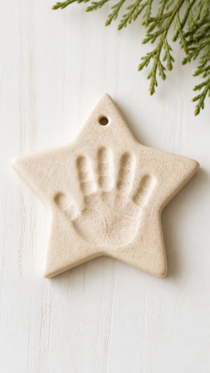 Salt Dough Handprint Stars