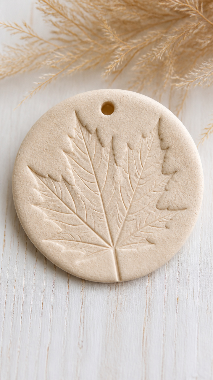 Salt Dough Leaf Imprint