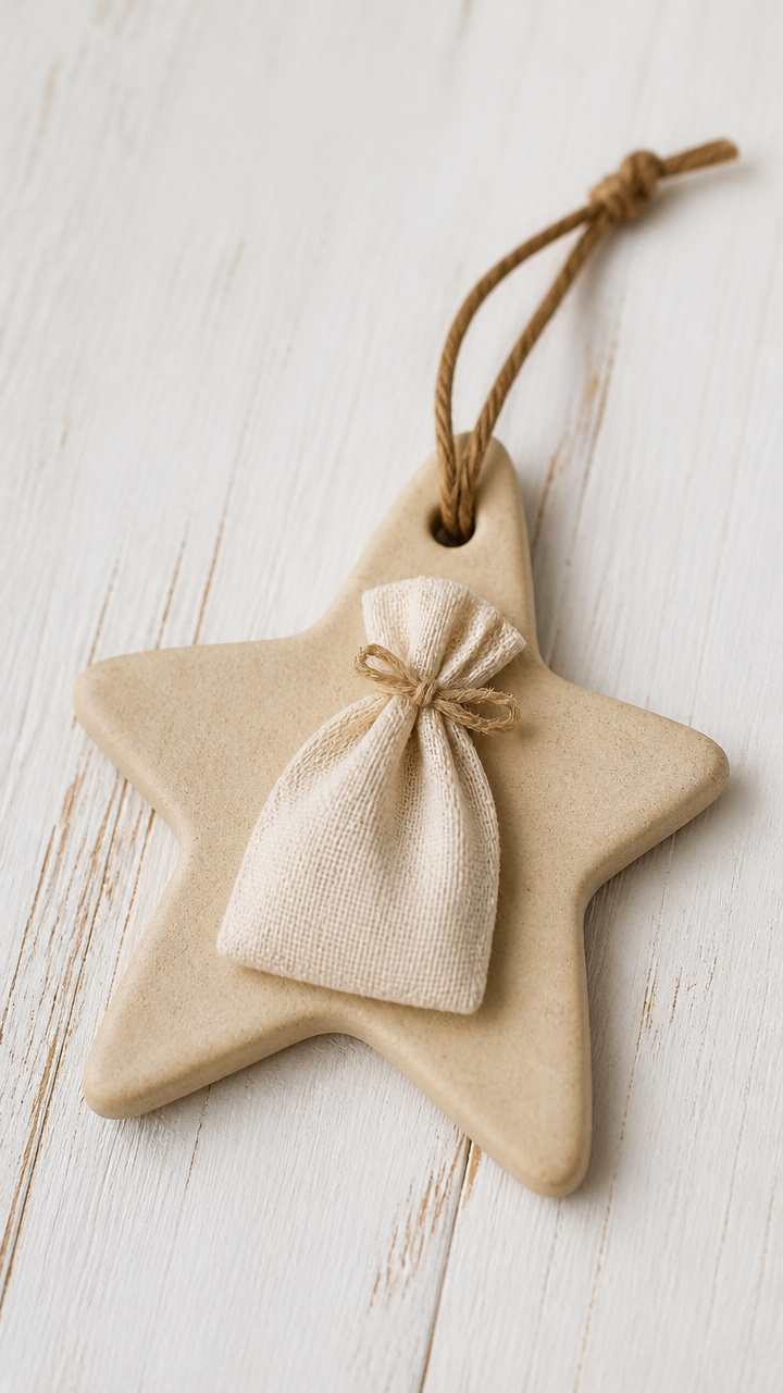 Salt Dough Star Charms