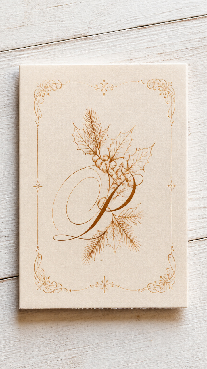 Sepia Ink Quill Lettering