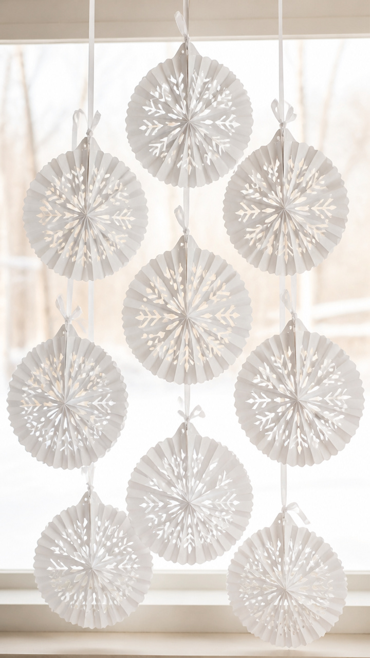 Snowflake Window Fans