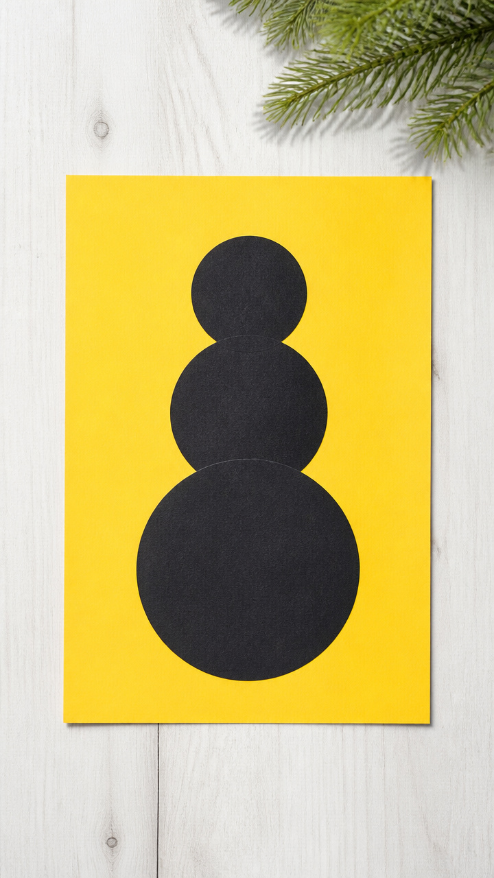 Snowman Stack Silhouette