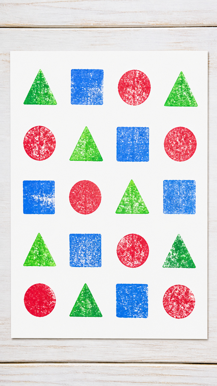 Sponge Stamp Prints