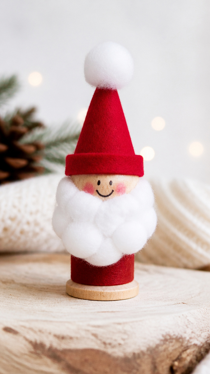 Spool Santa Clauses