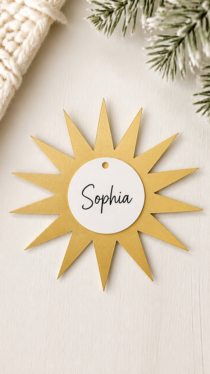 Starburst Gift Tags