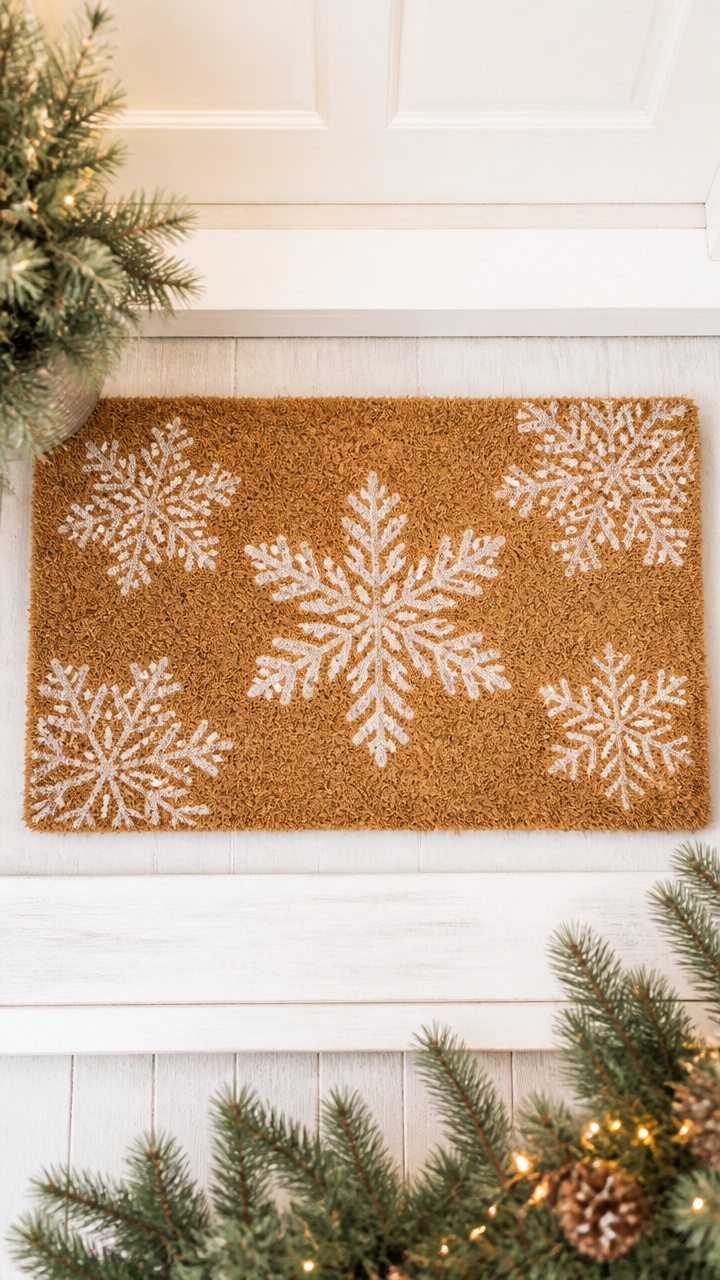 Stenciled Doormat