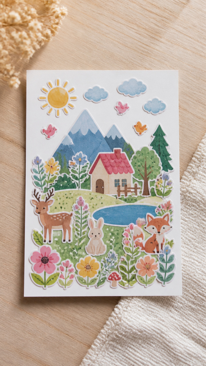 Sticker Scene Collage