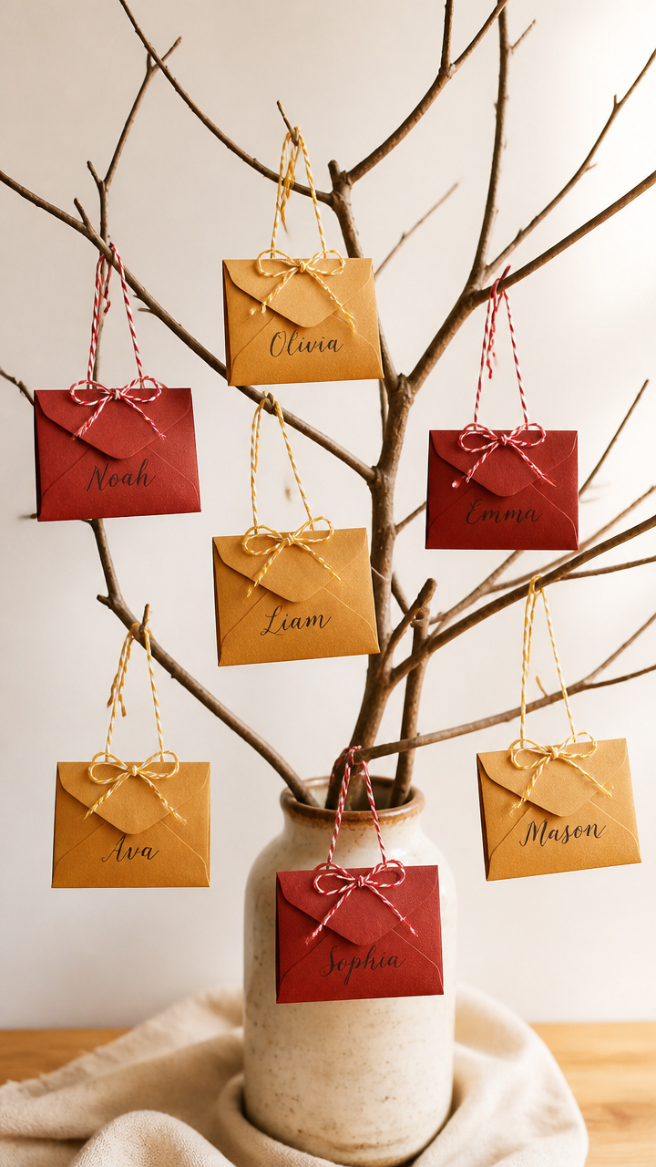 Thankful Tree Mini Envelopes