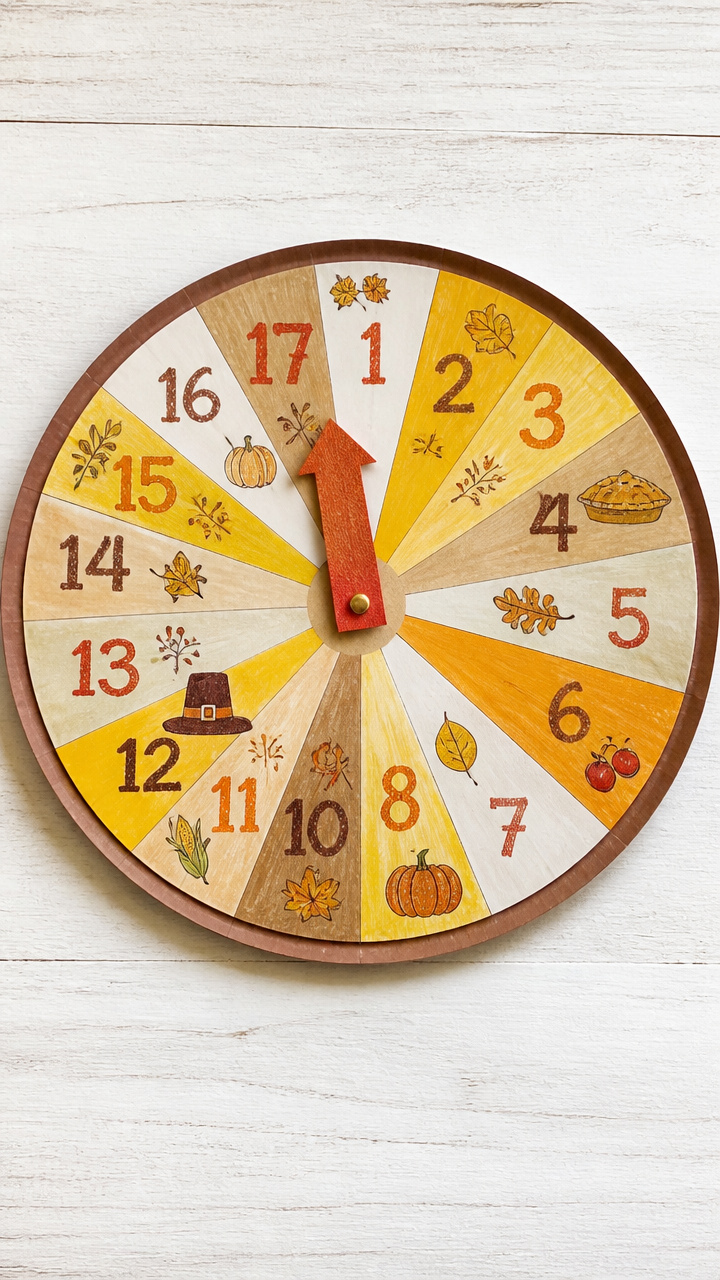Thanksgiving Countdown Wheel