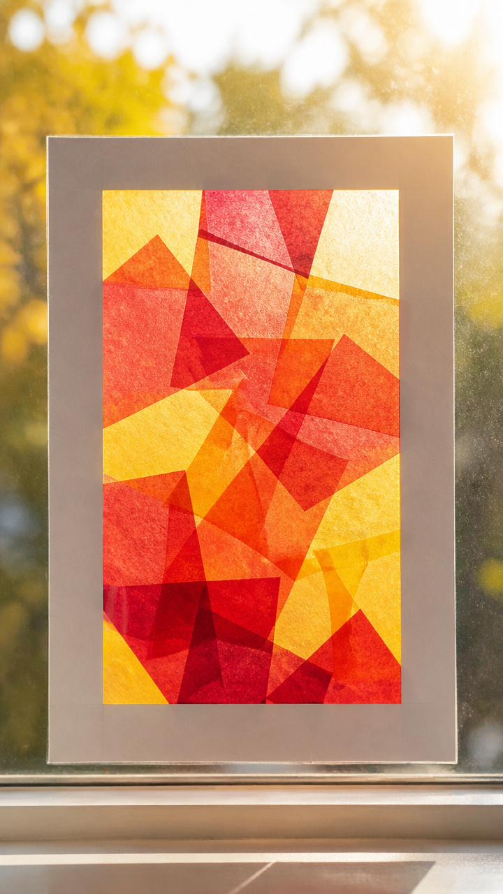 Tissue Paper Window Glow