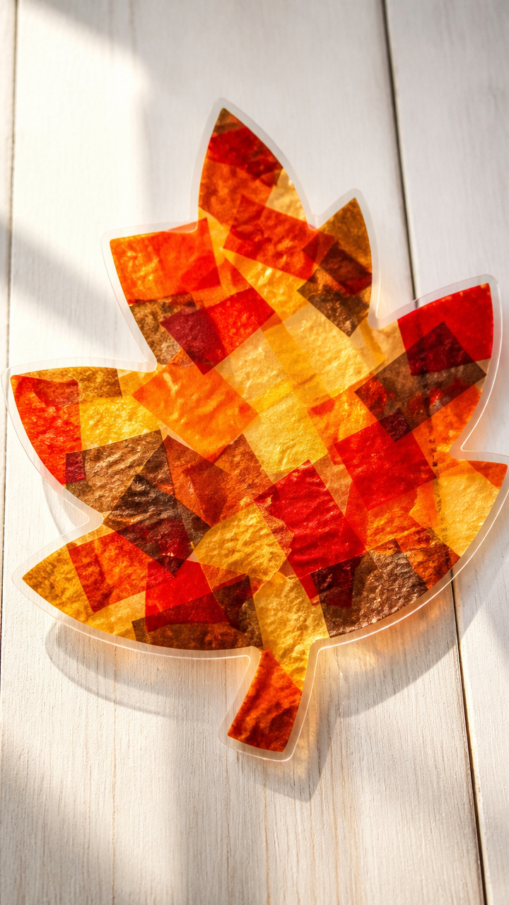 Tissue Paper Window Sun Catchers