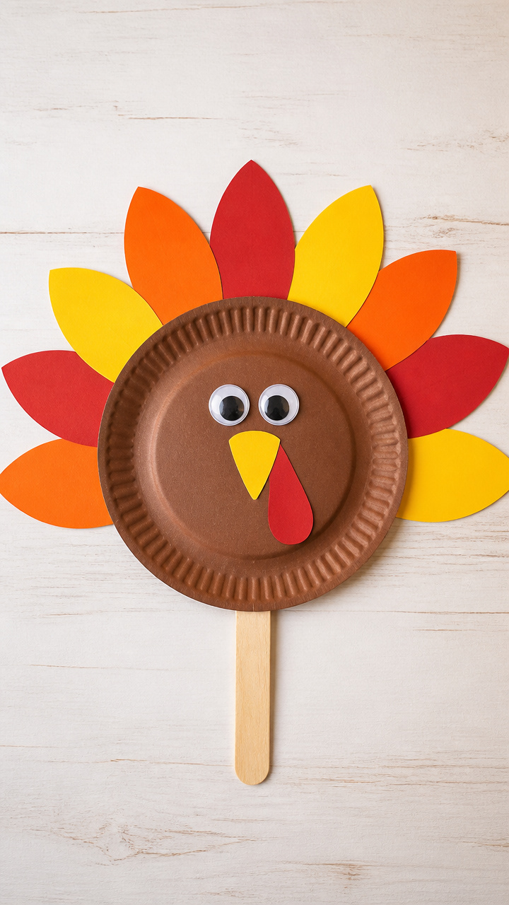 Turkey Puppet Stick