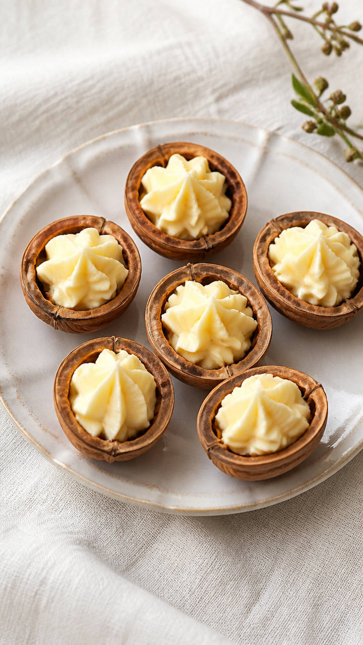 Walnut Shell Butter Dishes